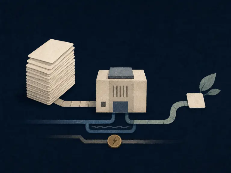 Illustration: every unnecessary AI request leaves a product and infrastructure cost behind.