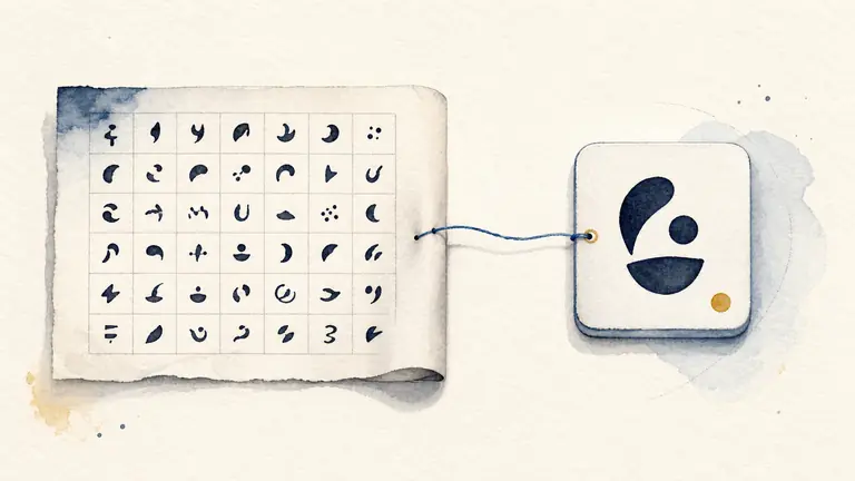 Illustration: AI can draw letters, but a usable font still depends on the pipeline after the image.