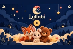 Lullabi storybook home prototype with woodland animal companions
