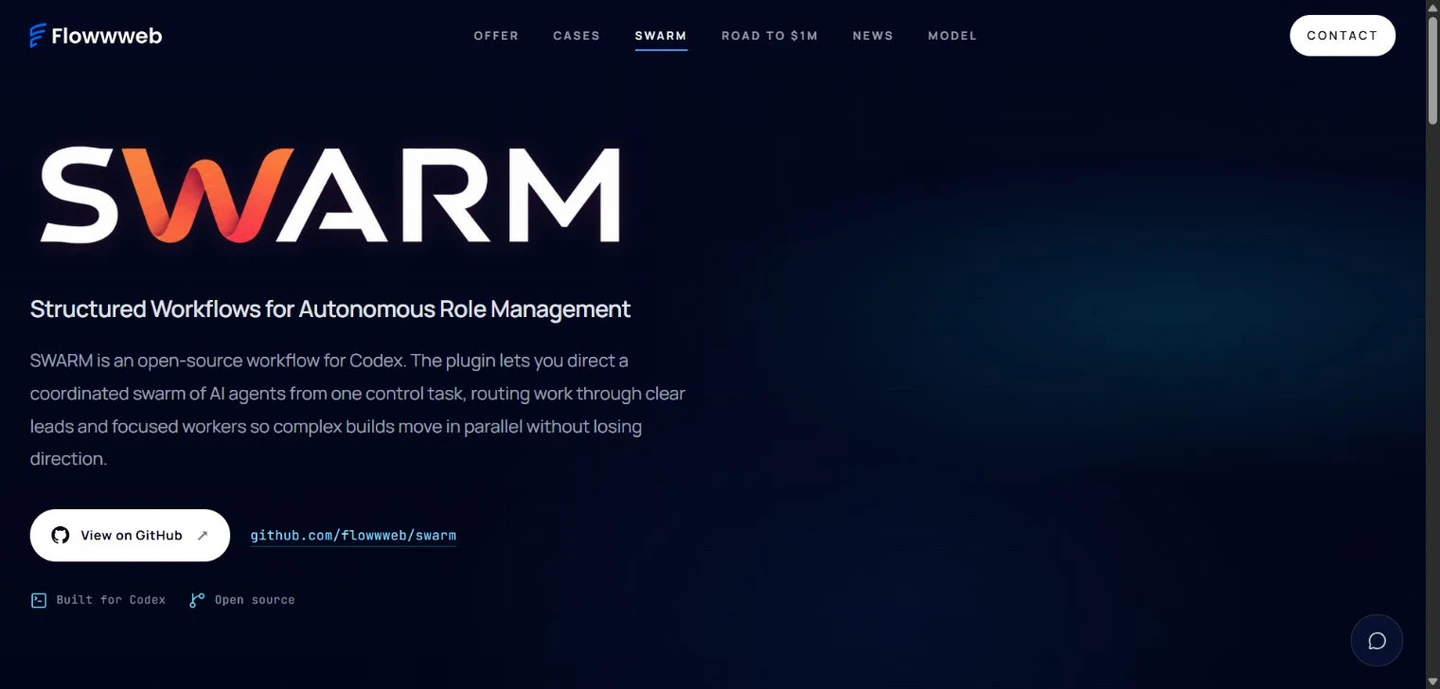 SWARM — coordinated AI agents
